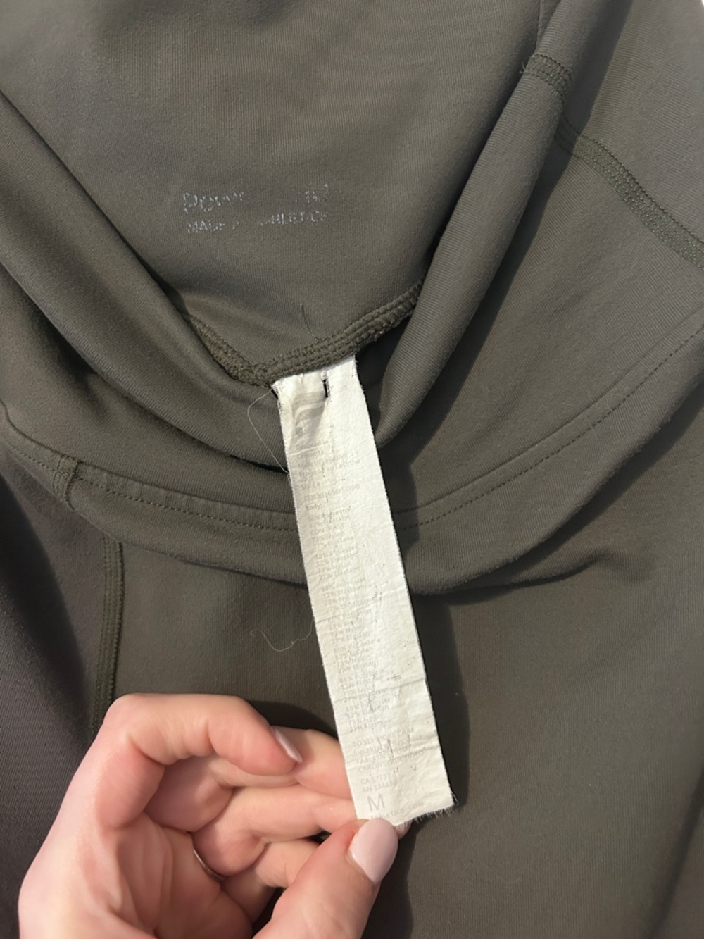 Fabletics power hold High-Waist Full-Length Leggings — Olive Green - Picture 2 of 3